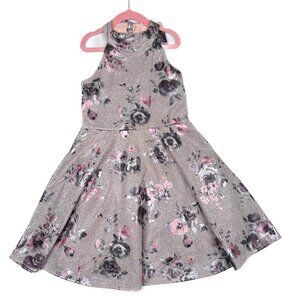 Emerald Sundae Girls' Party Dress Halter Open-Back Sparkly Pink Peach Size M